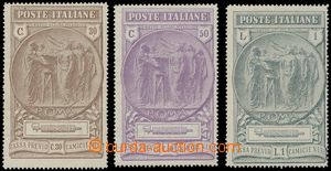 135402 - 1923 Mi.183-185, Fond Národních milicí, kompletní série