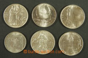 135407 - 1954-70 ČSR II.  sestava 6ks pamětních mincí Ag 25Kčs (