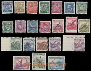 135436 - 1939 Alb.2-22, Overprint issue, complete set 22 pcs of stamp