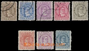 135494 - 1893-1902 comp. 8 pcs of stamps, contains Mi.5C, 6A, 7C, 8bA
