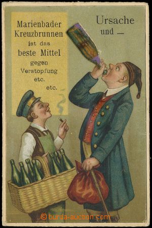 135560 - 1900 MARIÁNSKÉ LÁZNĚ (Marienbad) - reklamní kartička, 