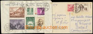 135720 - 1954-57 pohlednice (Univerzita v Šanghai) a dopis vyplacen