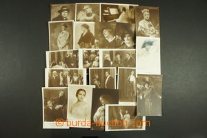 135737 - 1915-30 [COLLECTIONS]  MOVIE ACTORS  selection of 20 pcs of 