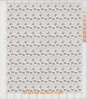 135867 - 1999 Pof.218, Zodiac - scale, complete counter sheet B with 