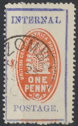 136055 - 1898 Mi.55; SG.57ab, overprint INTERNAL POSTAGE, without kon