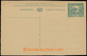 136166 - 1920 ZT jednoduché dopisnice pro cizinu CDV20, v zelené ba