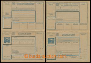 136197 - 1920 CDP4 B1, printing error, C.O.D. dispatch-note with smal