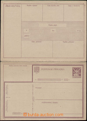 136199 - 1921 CPV4 b, poštovní příkazka s přitištěnou zn. 30h 