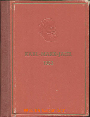 136224 - 1953 Mi.344-353, Marx, otisky známek v propagační knížc