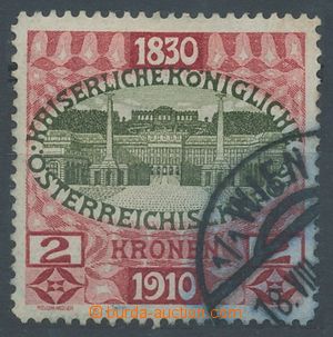 136244 - 1910 Mi.175, Jubilee 2 Koruna, c.v.. 280€, heavier postmar