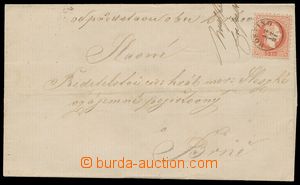 136307 - 1881 skládaný dopis vyfr. zn. 5Kr, luxusní náprstkové r