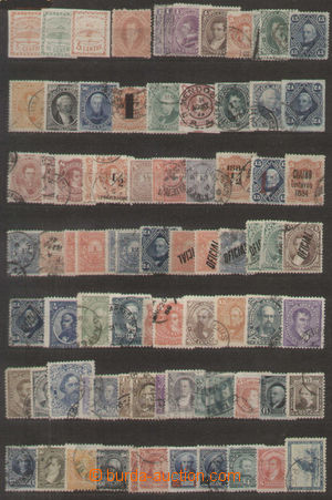 136337 - 1858-1913 selection of 180 pcs of various stamp., line inter