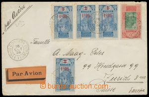 136361 - 1926 airmail letter to Switzerland with 30c + 1,25F 4x, CDS 