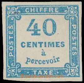 136406 - 1871 Mi.6a, Postage due stmp 40C blue, c.v.. 350€, nice sh