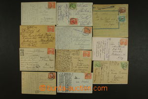 136567 - 1919-20 [COLLECTIONS]  selection of 35 pcs of entires with H