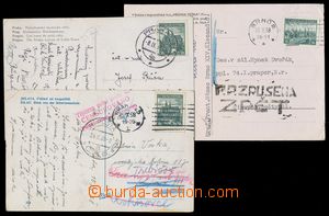 136577 - 1938 MOBILIZACE  sestava 3ks pohlednic, Třídírna polní p