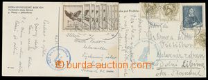 136582 - 1953 sestava 2ks pohlednic, 1x schodovitá frankatura Pof.70