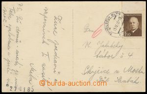 136585 - 1948 SKYŘICE U MOSTU - PRACOVNÍ TÁBOR č. 4  pohlednice z