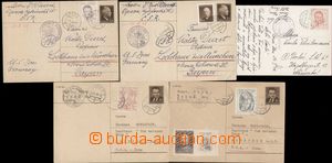 136587 - 1948-49 CENSORSHIP  comp. 5 pcs of entires to Germany, censo