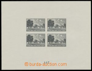 136604 - 1943 Pof.PrA1b, promotional miniature sheet for Red Cross in