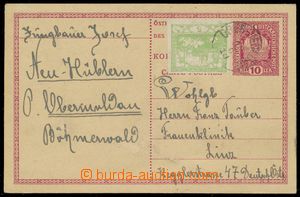 136634 - 1919 CPŘ1, rakouská mezinárodní dopisnice 10h Koruna s o