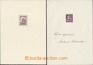 136649 - 1943-1944 Pof.102, 120, Den známky a Sv. Vít, na listech p