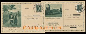 136727 - 1934 CDV52/3, 7, Podkarpatská Rus - Palánok a Huculové, 2