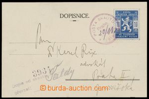 136758 - 1918 CRV19, Skautská dopisnice 10h prošlá skautskou pošt