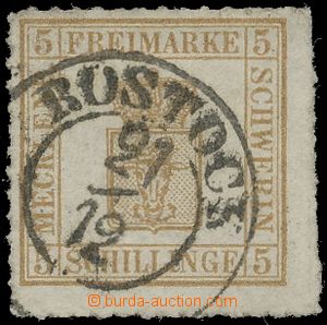 136788 - 1864 Mi.8z, Bull's Head in emblem, 5Sh brown on laid paper, 