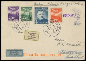 136957 - 1940 philatelically influenced air-mail card to Königsbergu