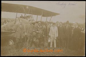 136958 - 1913 Pardubice - aviatický kroužek, dobové foto s leteck
