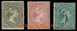 137083 - 1885 Mi.6; SG.10, Královna Viktorie v oválu, ležatá prů