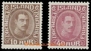 137136 - 1931 Mi.161, 164, King Christian X., comp. 2 pcs of stamps, 
