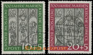 137161 - 1951 Mi.139-140, 700 let Mariánského kostela v Lübecku, o