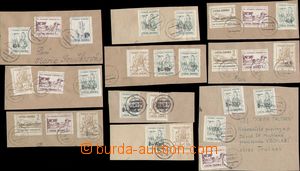 137190 - 1970 TRAINING STAMPS  comp. 10 pcs of cut-squares with trial