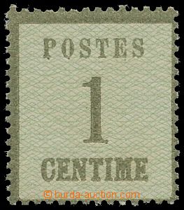 137205 - 1870 ALSACE-LORRAINE  Mi.1Ia, Numerals 1C very fine piece li