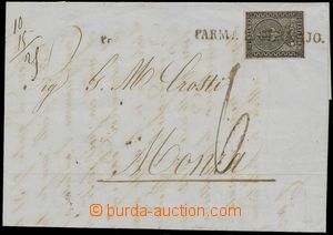 137237 - 1852 letter to Monzy with Mi.3; Sas.3, Coat of arms 15C, str