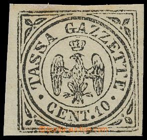 137346 - 1859 Mi.4; Sas.5, Eagle in circle 10C, Newspaper stamp, Tass