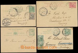 137348 - 1902-12 comp. 4 pcs of Us PC, 1x LABUAN Queen Victoria 4c, 1