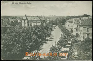 137361 - 1918 BRNO (Brünn) - clerk district, view of street, tram; U