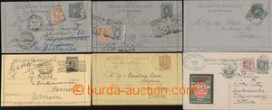 137402 - 1892-1919 comp. 5 pcs of letter cards from that 2x uprated, 