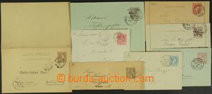 137404 - 1886-1902 selection of 24 pcs of various p.stat, contains i.