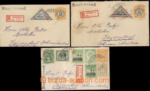 137468 - 1912 comp. 3 pcs of Us postal stationery covers to Austria, 