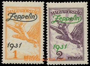 137482 - 1931 Mi.478-479, overprint Zeppelin 1931, c.v.. 200€