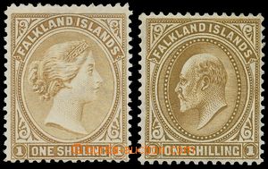 137484 - 1896, 1904 Mi.14, 22, Královna Viktorie a Edvard VII., hodn