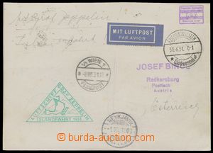 137612 - 1931 GERMANY -  ISLANDFAHRT  air photo franked on picture si