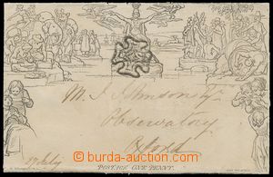 137629 - 1840 Mi.F1; SG.spec.ME1k, Mulready's envelope 1P black, Form
