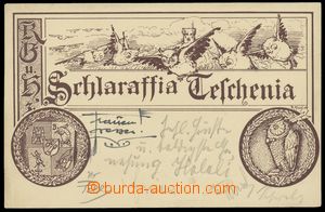 137653 - 36 SCHLARAFFIA - ČESKÝ TĚŠÍN  pohlednice spolku Schlara