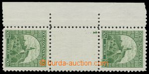 137666 - 1933 Pof.273Ms(2), Nitra, 2-stamps gutter with margin and pl