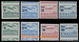 137678 - 1949 Pof.L29KH-L32KH + L29KD-L32KD, Přetisková provizoria,